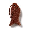 Synthetic Goldstone Pendants G-G932-B22-2