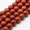 Natural Red Jasper Beads Strands G-G735-49-4mm-A--2