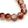 Baking Paint Crackle Glass Beads Strands X-CCG-S001-6mm-18-3
