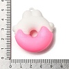 Donut PVC Plastic Cartoon Pendants PVC-G005-04D-3