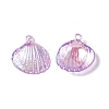 UV Plating Opaque Acrylic Pendants PACR-M003-16-2