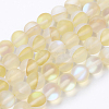 Synthetic Moonstone Beads Strands G-K280-02-8mm-05-1