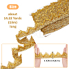 13M Sequin Polyester Wavy Lace Ribbon OCOR-WH0090-037B-2