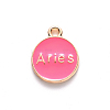 Alloy Enamel Pendants X-ENAM-S124-01B-03A-3