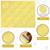 34 Sheets Self Adhesive Gold Foil Embossed Stickers DIY-WH0509-005-3