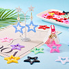 40Pcs Opaque Acrylic Pendants MACR-TA0002-84-7