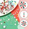 128G Christmas Theme Handmade Polymer Clay Cabochons CLAY-FS0001-51-3