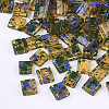 2-Hole Transparent Glass Seed Beads SEED-S023-30C-02-1