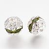 Brass Rhinestone Beads RB-A011-8mm-09S-2