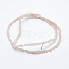 Electroplate Glass Beads Strands EGLA-J144-HR-C07-2
