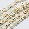 Synthetic Turquoise Beads Strands TURQ-G113-10x12mm-07-2