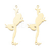 201 Stainless Steel Connector Charms STAS-N090-LA946-2-2