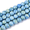 Baking Paint Glass Beads Strands DGLA-N016-6mm-09-1