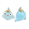 Marine Series Transparent Resin Pendants LS-RESI-XCP0002-42A-3