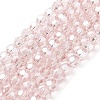 Electroplate Transparent Glass Beads Strands LS-EGLA-A035-T6mm-A20-1