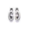Tibetan Style Alloy Pendants TIBE-S108-108G-AS-RS-2