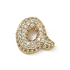 Brass Micro Pave Cubic Zirconia Pendants KK-A300-02G-A-1