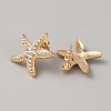 Alloy Rhinestone Stud Earrings EJEW-WH0012-128G-2