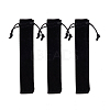 Rectangle Velvet Pouches LS-TP-WH0005-01-1