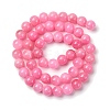 Natural Mashan Jade Round Beads Strands G-D263-8mm-XS30-5