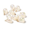 8Pcs UV Plating Acrylic Pendants FIND-YW0002-04C-1