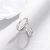Adjustable 925 Sterling Silver Finger Rings RJEW-BB48434-A-1