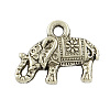 Tibetan Style Alloy Elephant Pendants LS-TIBEP-23670-AS-LF-1
