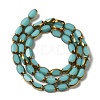 Electroplate Glass Beads Strands EGLA-P061-02A-04-2