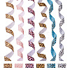 Leopard Printed Grosgrain Ribbons OCOR-TA0001-25-4