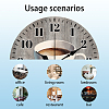 MDF Printed Wall Clock HJEW-WH0058-005-3