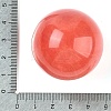 Cherry Quartz Glass Sphere Beads G-I367-07G-2