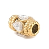 304 Stainless Steel Rhinestone Beads RB-CBA362B-01G-2