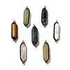 Natural Mixed Stone Big Pointed Pendants G-F731-05-1