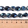 Electroplate Glass Beads Strands EGLA-T021-10H-4
