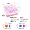 4 Style Transparent Acrylic Beads MACR-YW0001-62-3