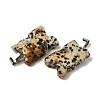 Natural Dalmatian Jasper Pendants G-B127-09P-08-3
