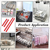 2Pcs 2 Styles Acrylic & Stainless Steel Self Adhesive Hinge FIND-BC0014-37-5