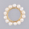 Natural Cultured Freshwater Pearl Pendants PALLOY-JF00380-2