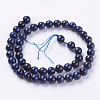 Natural Tiger Eye Beads Strands X-G-G544-8mm-04-2