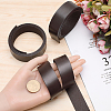3Pcs Flat Leather Jewelry Cord WL-GF0001-16A-01-3