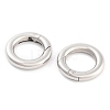Tarnish Resistant Ring Smooth 304 Stainless Steel Spring Gate Rings STAS-E073-06-C-1