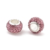 Rondelle Polymer Clay European Beads FIND-U001-01B-1