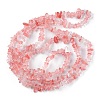 Cherry Quartz Glass Beads Strands G-G0003-B01-4