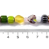 Handmade Lampwork Chevron Beads Strands LAMP-R003-05-4