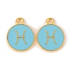 Alloy Enamel Pendants ENAM-S124-01B-16H-1