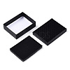 Rhombus Textured Cardboard Jewelry Boxes CBOX-T006-01G-4