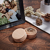 Round Wooden Storage Boxes Ring Box CON-WH0079-88-2