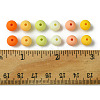 70Pcs Rubberized Style Acrylic Beads MACR-FS0001-71D-5