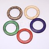 Dyed Wood Jewelry Findings Coconut Linking Rings COCO-O006A-M-1