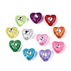 Plastic Heart Beads KY-Q002-02-2